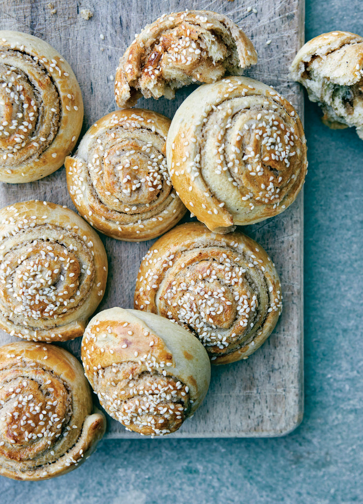 Sweet Tahini Rolls (Kubez el tahineh)