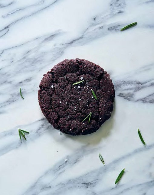 Rosemary Chocolate Fleur de Sel Cookies