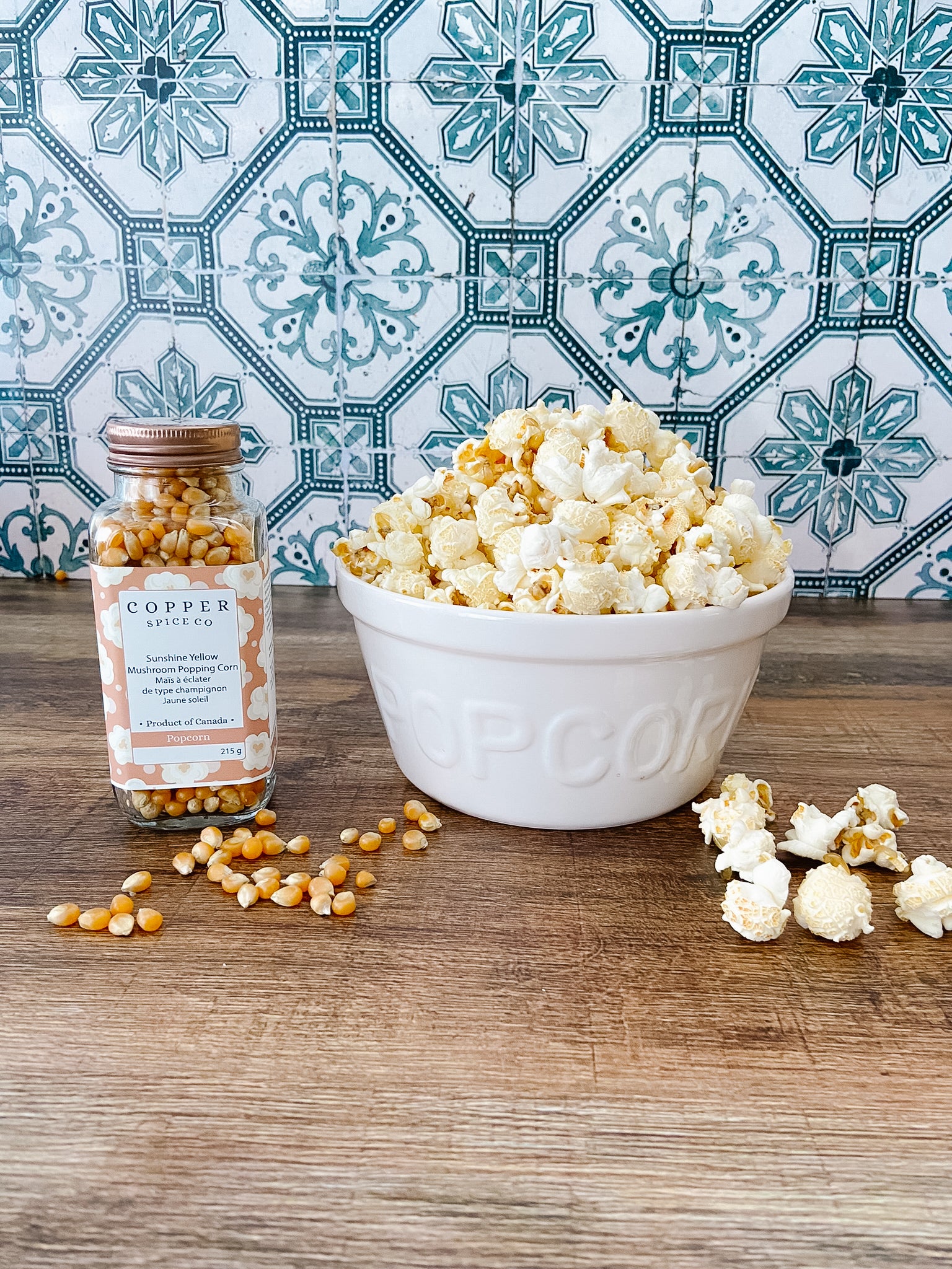 mushroom corn popcorn